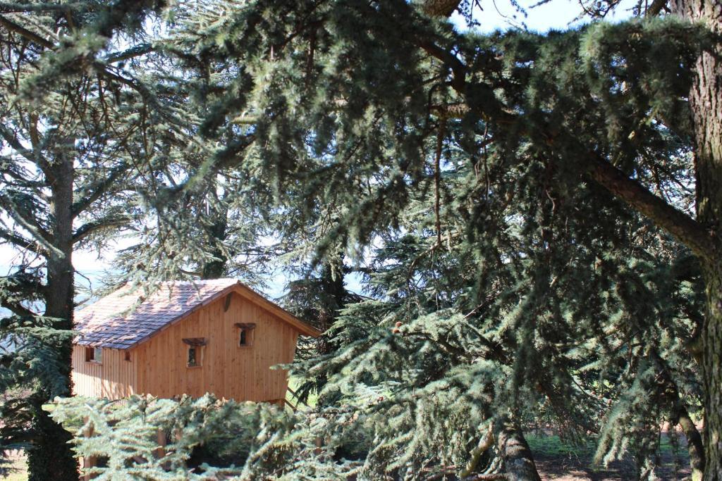 Domaine Des Grands Cedres Bed & Breakfast Cordelle Oda fotoğraf